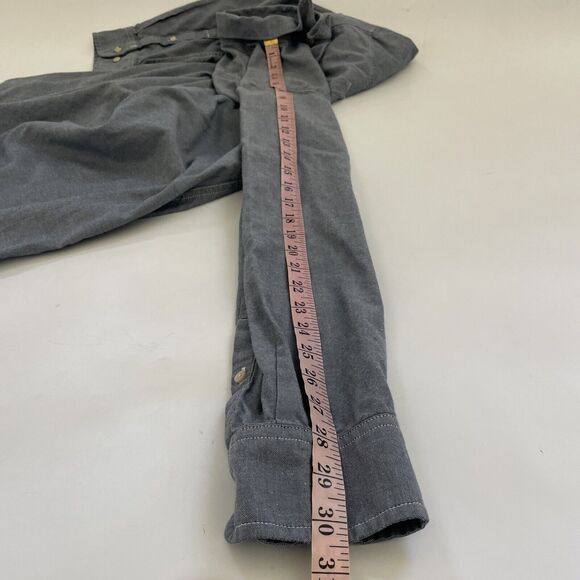 The North Face Denim Button Down Collared Shirt Men’s Large Workwear Preppy - Picture 8 of 9